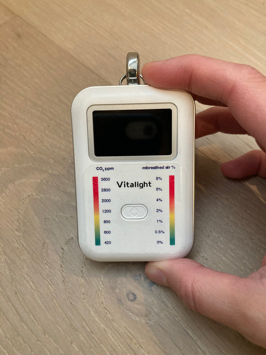 Rebreathed CO2 decal for keychain CO2 Monitor